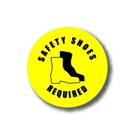 Ergomat 16in CIRCLE SIGNS - Safety Shoes Required DSV-SIGN 256 #0545 -UEN
